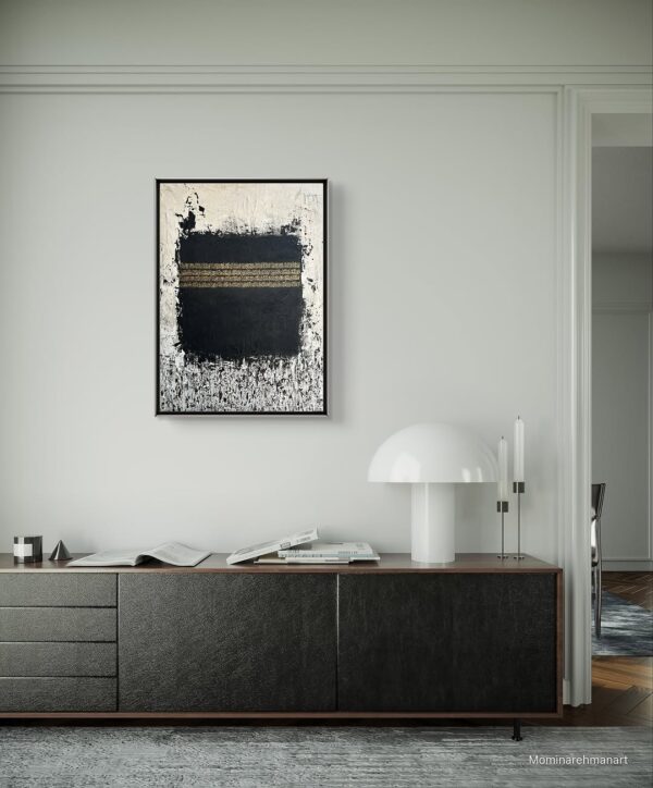 “Takbeerat” | Kaaba inspired | Original Islamic Calligraphy Painting - Image 2